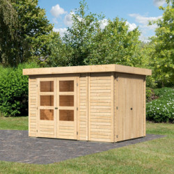 Abri de jardin Retola 2 6,25m² en bois brut 19mm - WoodFeeling