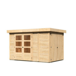 Abri de jardin Retola 3 6,92m² en bois brut 19mm - WoodFeeling