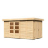 Abri de jardin Retola 5 8,18m² en bois brut 19mm - WoodFeeling