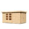 Abri de jardin Retola 6 9,27m² en bois brut 19mm - WoodFeeling