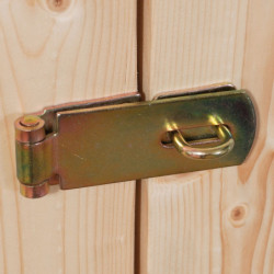 Abri Retola 4 7,85m² en bois brut 19mm et appentis 240cm - WoodFeeling