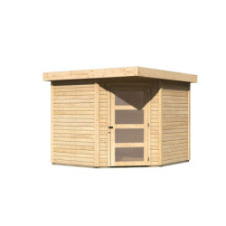 Abri de jardin Schwandorf 5 5,95m² en bois brut 19mm - WoodFeeling