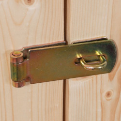 Abri Schwandorf 5 5,95m² bois brut 19mm et appentis 240cm WoodFeeling