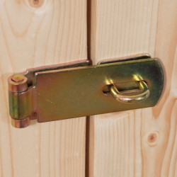 Abri Schwandorf 3 en bois brut 19mm, appentis 240cm, paroi WoodFeeling