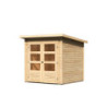 Abri de jardin 3,46m² Stockach 2 en bois brut 19mm - WoodFeeling