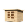Abri de jardin 4,57m² Stockach 3 en bois brut 19mm - WoodFeeling