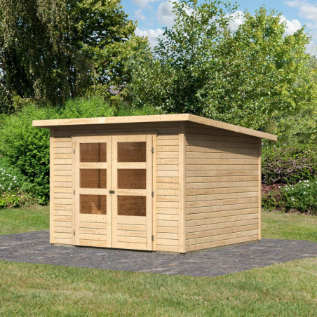 Abri de jardin 6,05m² Stockach 4 en bois brut 19mm - WoodFeeling