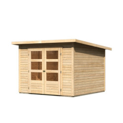 Abri de jardin 6,05m² Stockach 4 en bois brut 19mm - WoodFeeling