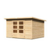 Abri de jardin 7,50m² Stockach 5 en bois brut 19mm - WoodFeeling