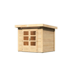 Abri de jardin 4,98m² Kandern 2 en bois brut 28mm - WoodFeeling