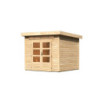 Abri de jardin 5,95m² Kandern 3 en bois brut 28mm - WoodFeeling