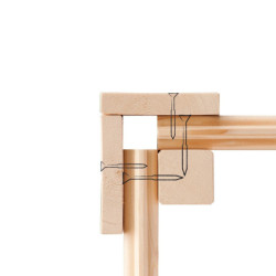 Abri Kandern 7 en bois 28mm, appentis 320cm, paroi - WoodFeeling