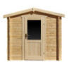 Abri de jardin bois massif 4m² - Madriers 28mm Gardy Shelter