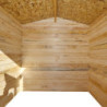 Abri de jardin bois massif 4m² - Madriers 28mm Gardy Shelter