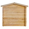 Abri de jardin bois massif 4m² - Madriers 28mm Gardy Shelter