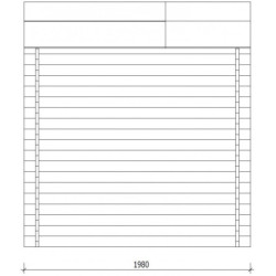 Cabane Primo madriers 28mm non traités 4,69m² intérieurs