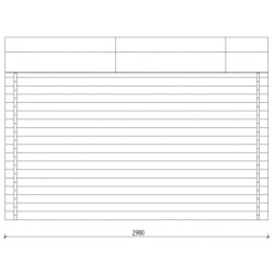 Abri en bois massif Primo 9m² 28mm traité teinté marron Gardy Shelter