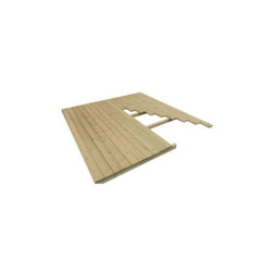 Plancher pour abri de jardin jardin bois 4m² Gardy Shelter