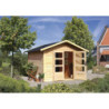 Abri de jardin 9,24m² Talkau 8 en bois brut 28mm - WoodFeeling