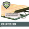 Abri de jardin 7,04m² Bastrup 4 en bois brut 28mm - WoodFeeling
