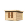 Abri de jardin 8,82m² Bastrup 5 en bois brut 28mm - WoodFeeling