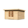 Abri de jardin 10,60m² Bastrup 7 en bois brut 28mm - WoodFeeling