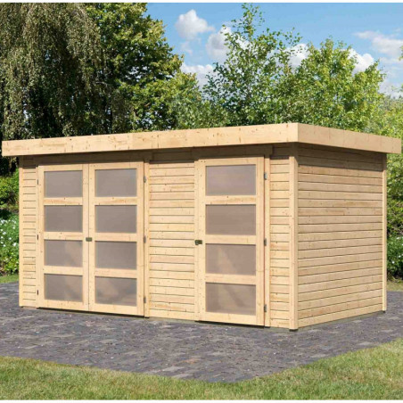 Abri de jardin 8,77m² Mühlentrup 1 - cloison intérieure - WoodFeeling