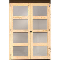 Abri de jardin 8,77m² Mühlentrup 1 - cloison intérieure - WoodFeeling