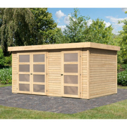 Abri de jardin 10,98m² Mühlentrup 2 - cloison intérieure - WoodFeeling