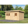 Abri de jardin 11,62m² Mattrup en bois brut 28mm - WoodFeeling