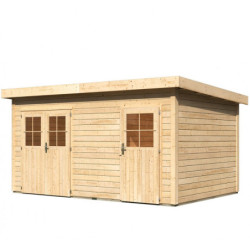 Abri de jardin 11,62m² Mattrup en bois brut 28mm - WoodFeeling