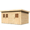Abri de jardin 11,62m² Mattrup en bois brut 28mm - WoodFeeling
