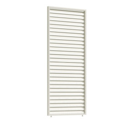 Panneau blanc latéral Ombrea à ventelles 1m