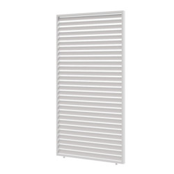 Panneau blanc latéral Ombrea à ventelles 1.33m