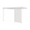 Panneau blanc latéral Ombrea à ventelles 1.33m