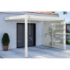 Panneau blanc latéral Ombrea à ventelles 1.33m