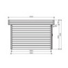 Abri de jardin en bois traité autoclave 28mm 12m² Malmo SOLID