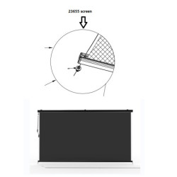 Store latéral en alu anthracite pour pergola 4x3m et 4x4 X-METAL