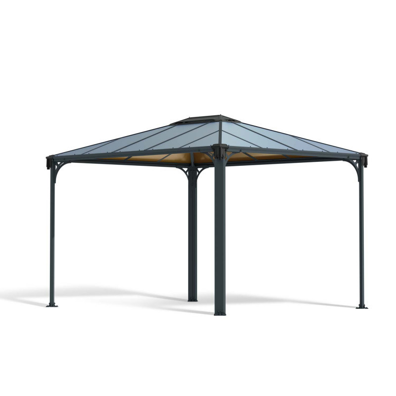 Pergola en alu et polycarbonate 360x296cm Martinique 3600 - Canopia