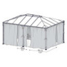 Moustiquaire pour pergolas Milano 4300 et Martinique 5000 - Canopia
