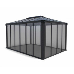 Pergola fermée Ledro 4300 en alu et polycarbonate - Canopia by Palram