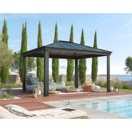 Pergola Dallas 4300 en aluminium et polycarbonate - Canopia by Palram