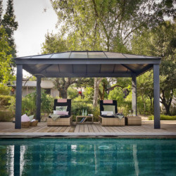 Pergola Dallas 4900 en aluminium et polycarbonate - Canopia by Palram