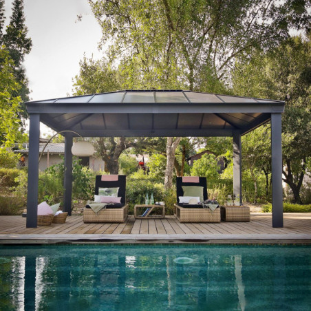 Pergola Dallas 4900 en aluminium et polycarbonate - Canopia by Palram