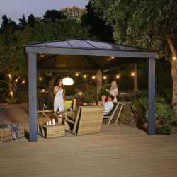 Pergola Dallas 4900 en aluminium et polycarbonate - Canopia by Palram