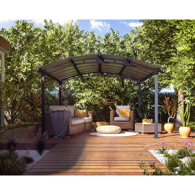 Pergola Tucson 4300 en aluminium et polycarbonate - Canopia by Palram
