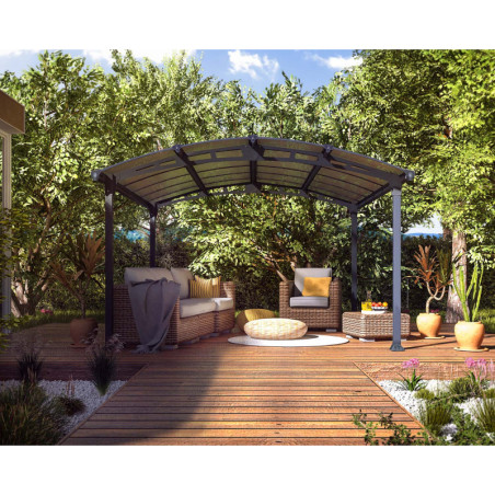 Pergola Tucson 4300 en aluminium et polycarbonate - Canopia by Palram