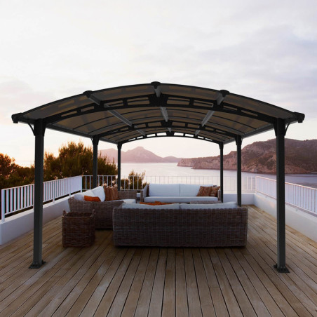 Pergola Tucson 5000 en aluminium et polycarbonate - Canopia by Palram