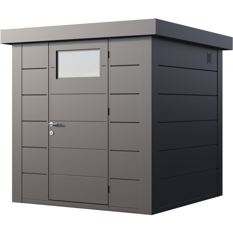 Abri de jardin 4,3m² Eleganto 2121 - Telluria en acier anthracite