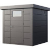 Abri de jardin 4,3m² Eleganto 2121 - Telluria en acier anthracite
